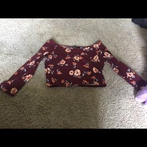 floral crop top